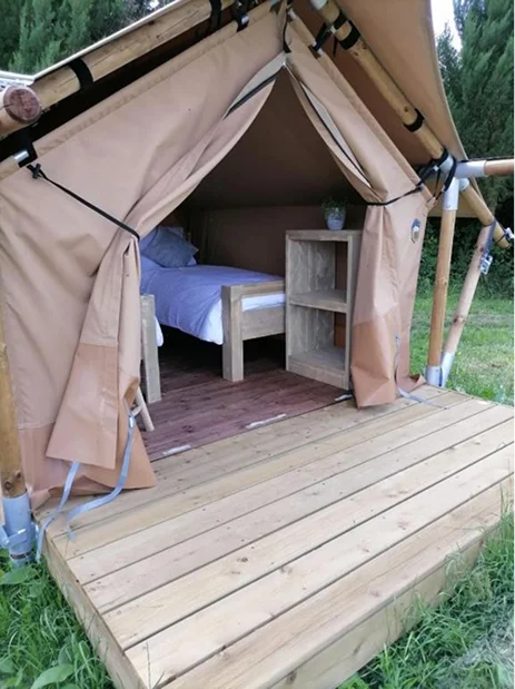 Hébergement de nuit dans une Yourte à Azay le Ferron dans l'Indre (36)